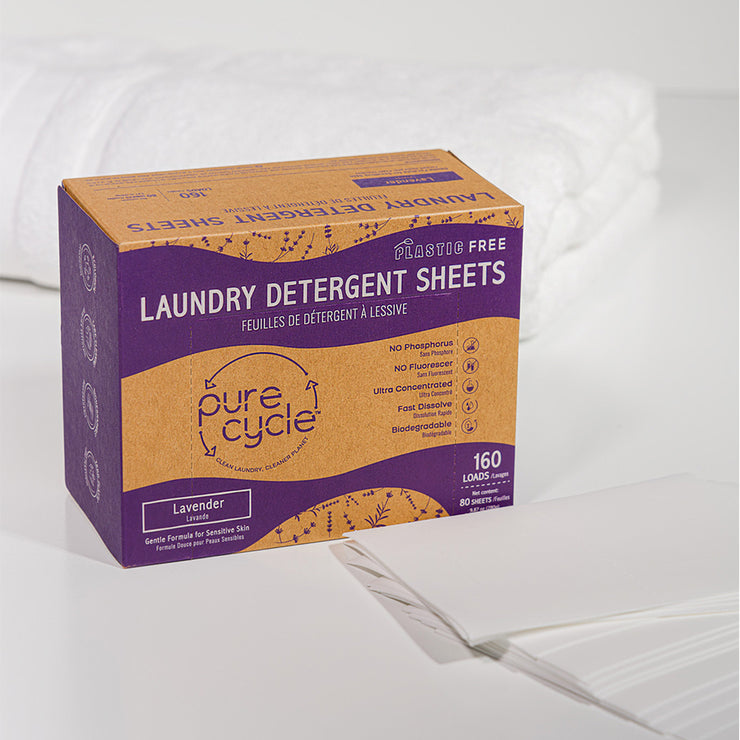 Laundry Detergent Sheets (Box) Lavender