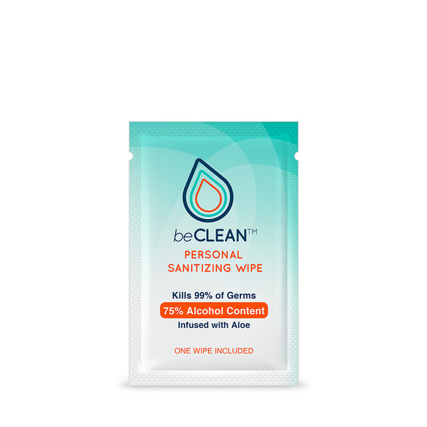 beCLEAN Personal Sanitizing Wipes - World Amenities
