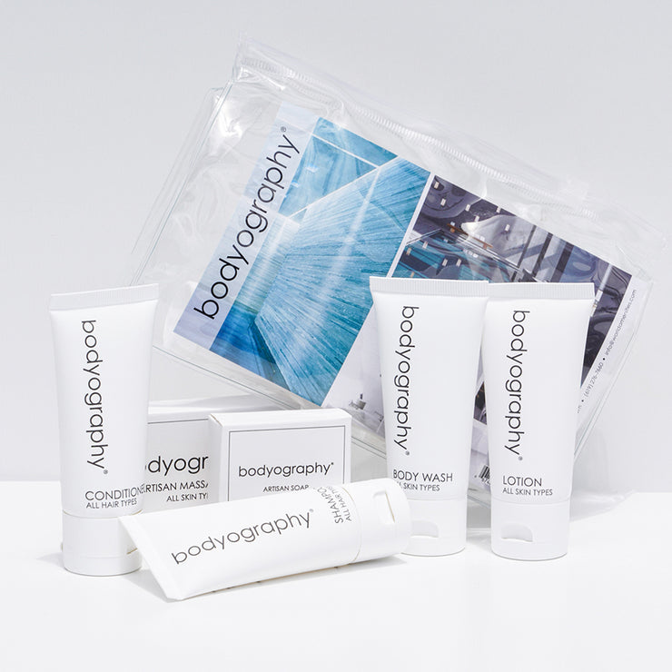 Bodyography blanc Bathroom Travel Kit
