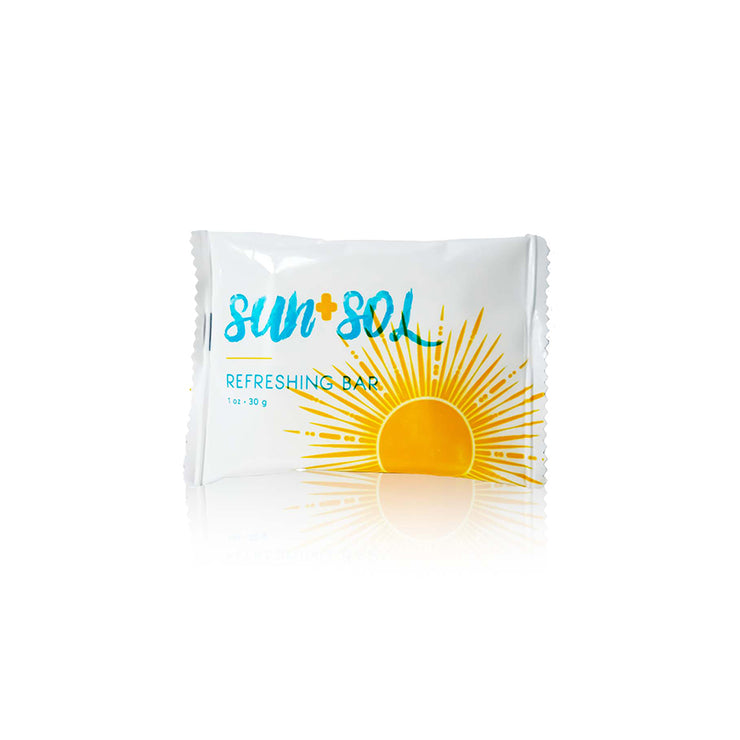 Sun + Sol Refreshing Soap Bar (Sachet) 1 oz/30 g