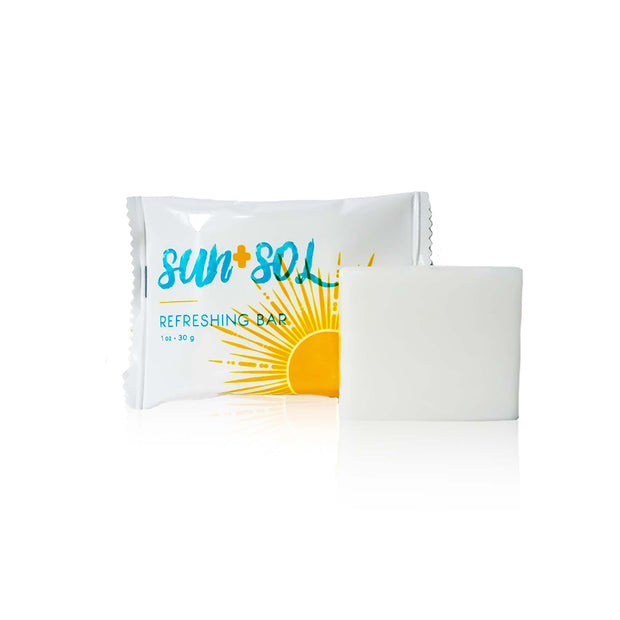 Sun + Sol Refreshing Soap Bar (Sachet) 1 oz/30 g
